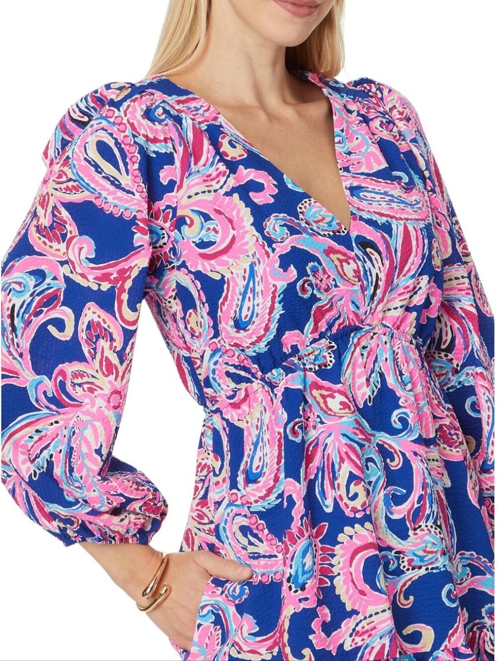 Lilly Pulitzer Deacon Dress Size 2 Vacation Colorful Pockets